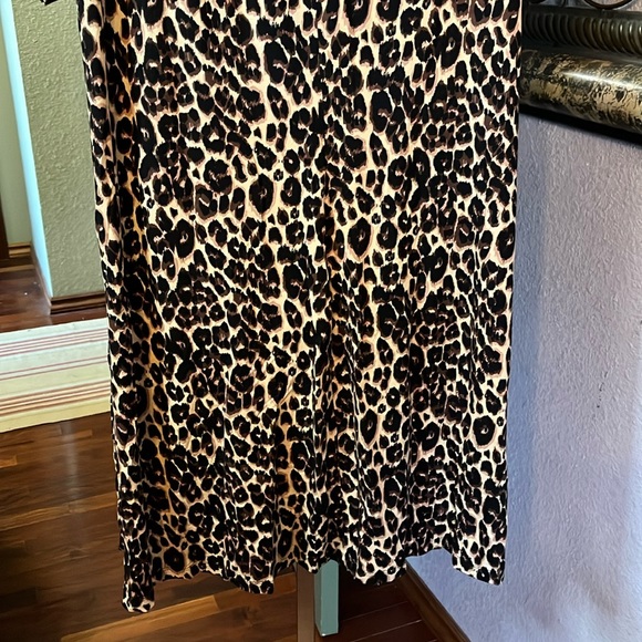 Ellos Dress Short Sleeved- NWOT animal print Sz 2X - Picture 8 of 11